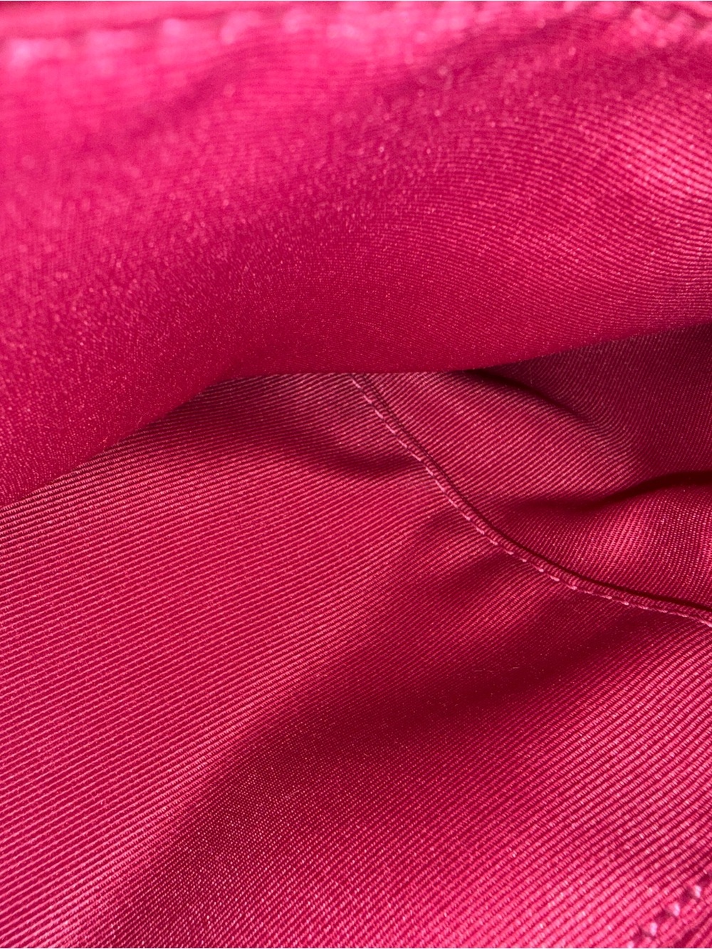 Coach Horse Carriage Pink Trim Pleated Signature Sateen Leather Shoulder Tote - Picture 11 of 13